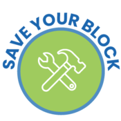 save your block logo service charge
